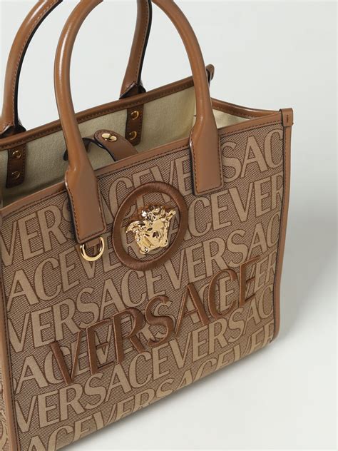 VERSACE BORSA IN TESSUTO JACQUARD VERSACE 